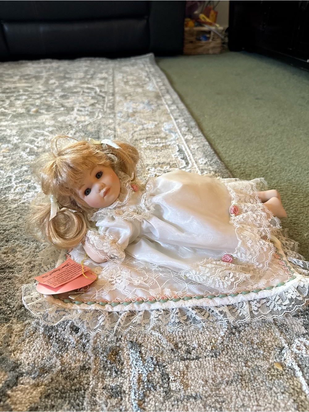 "Jen" Collectible Porcelain Doll produced by Show Stoppers, Inc